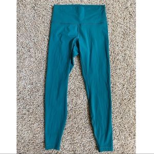 Turquoise Lululemon Tights